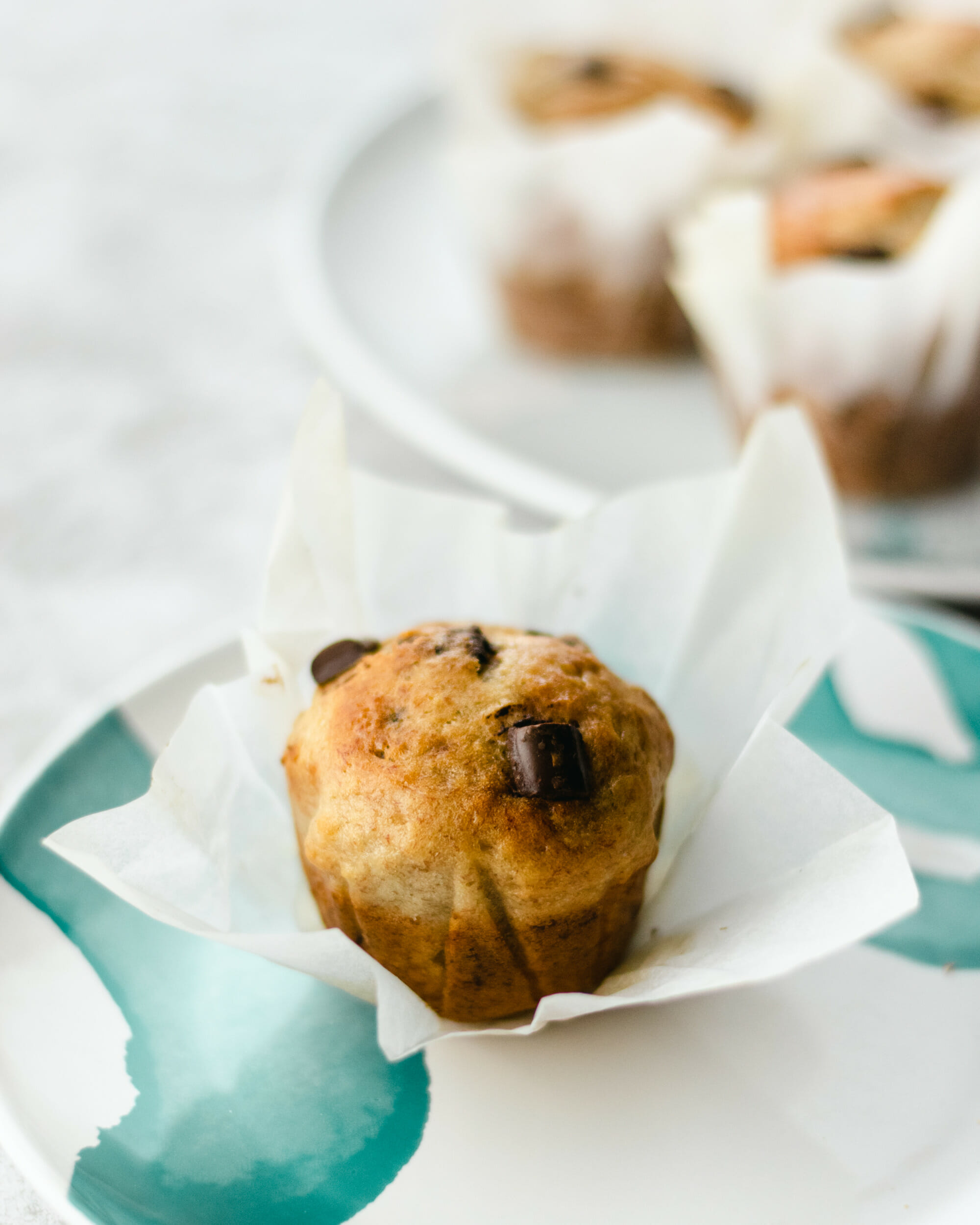 Wegańskie bananowe muffinki bez jajek