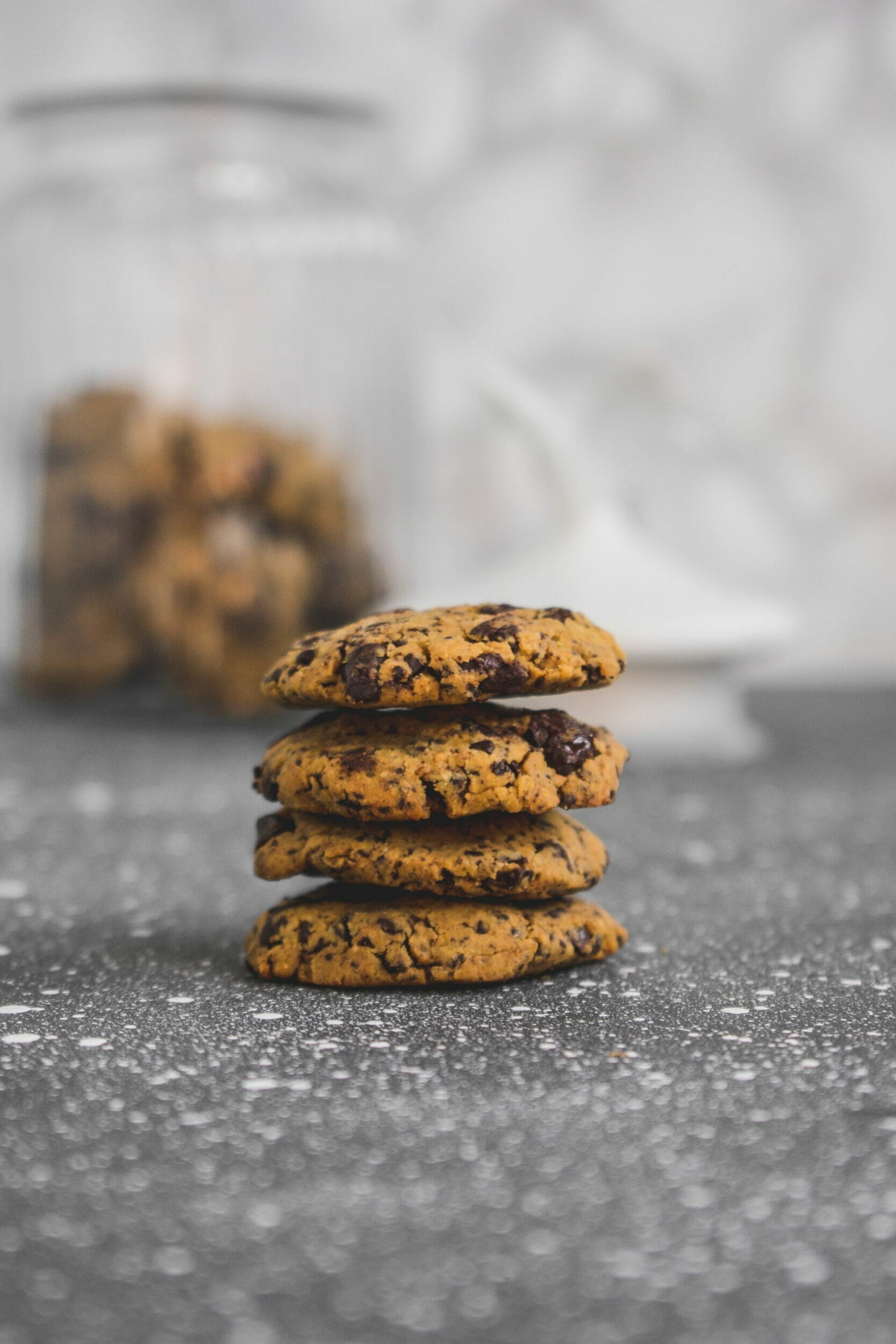 Ciasteczka z ciecierzycy z masłem orzechowym