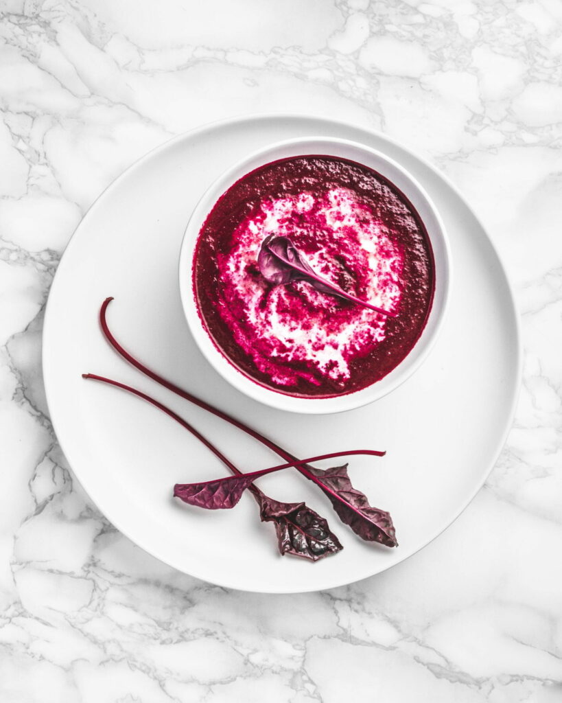 Zupa krem z buraka z mlekiem kokosowym - przepis