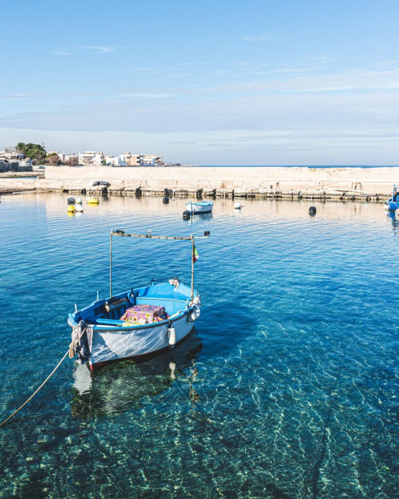 Mola di Bari - łódka